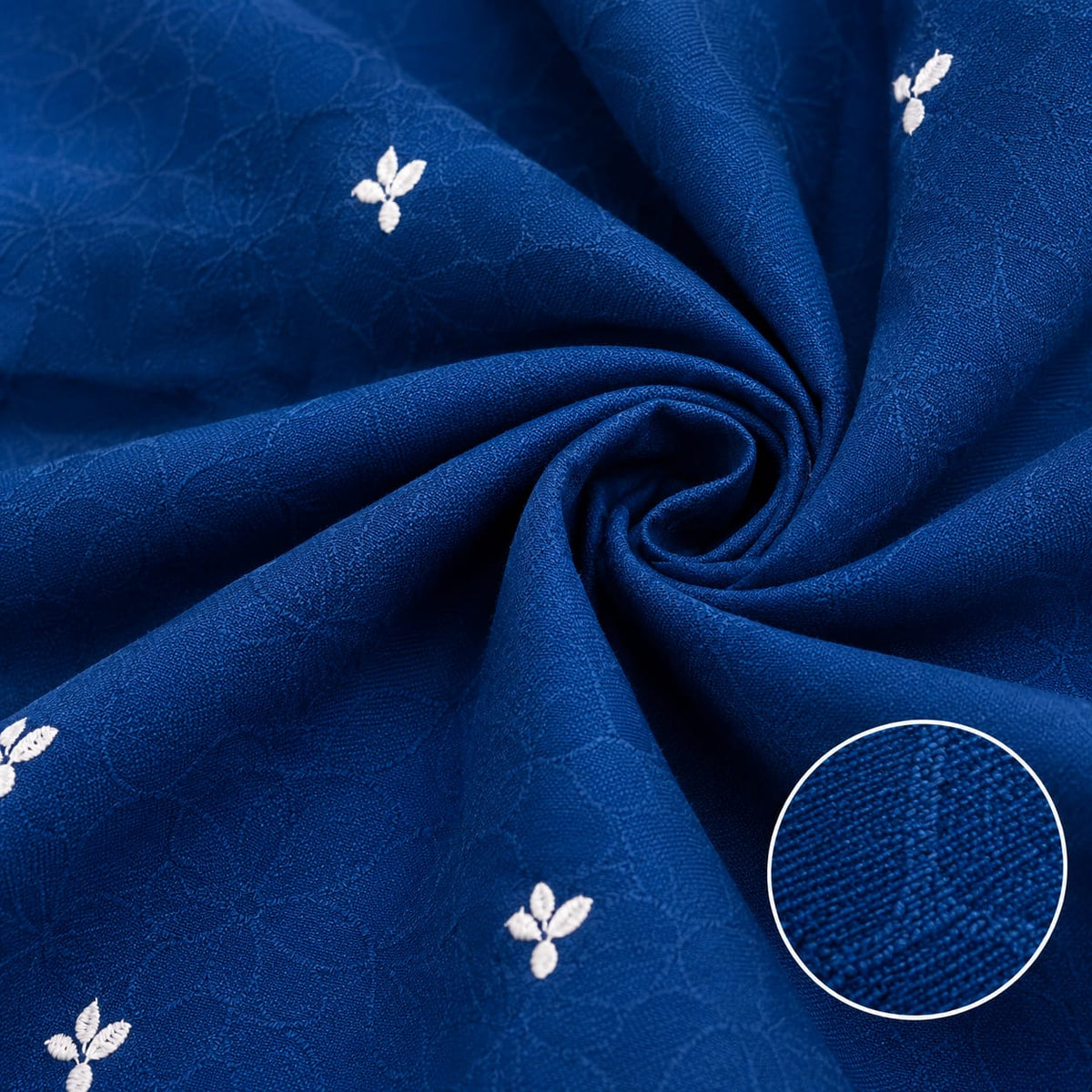 ROYAL Blue Embroidered Kurta Set